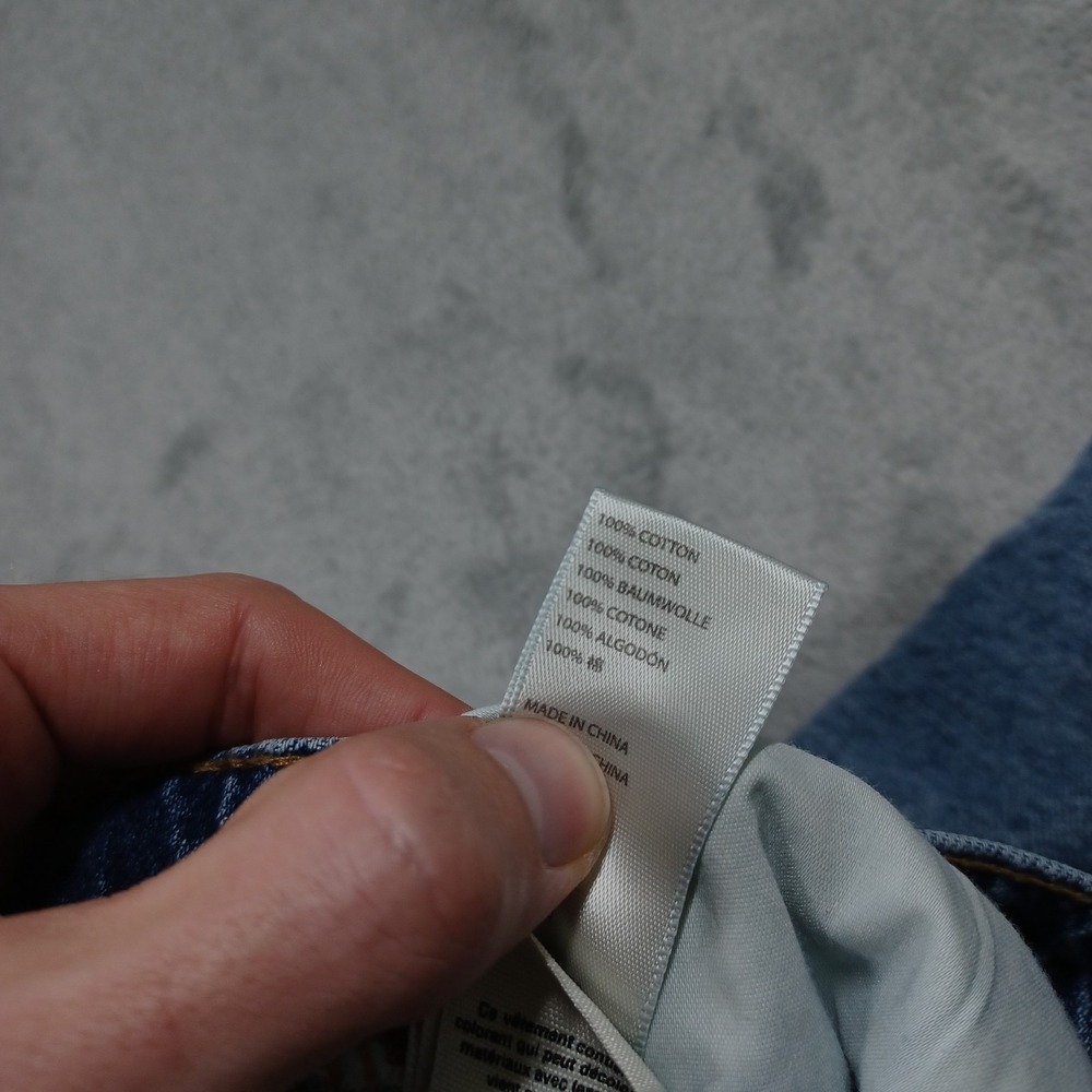 We The Free Blue Straight Leg Jeans - Picture 5 of 9